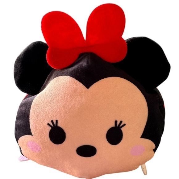 Disney Minnie Mouse Tsum Tsum Plush Stuffed Animal Stuffed‎ Toy NWOT Ultra soft - Picture 1 of 11